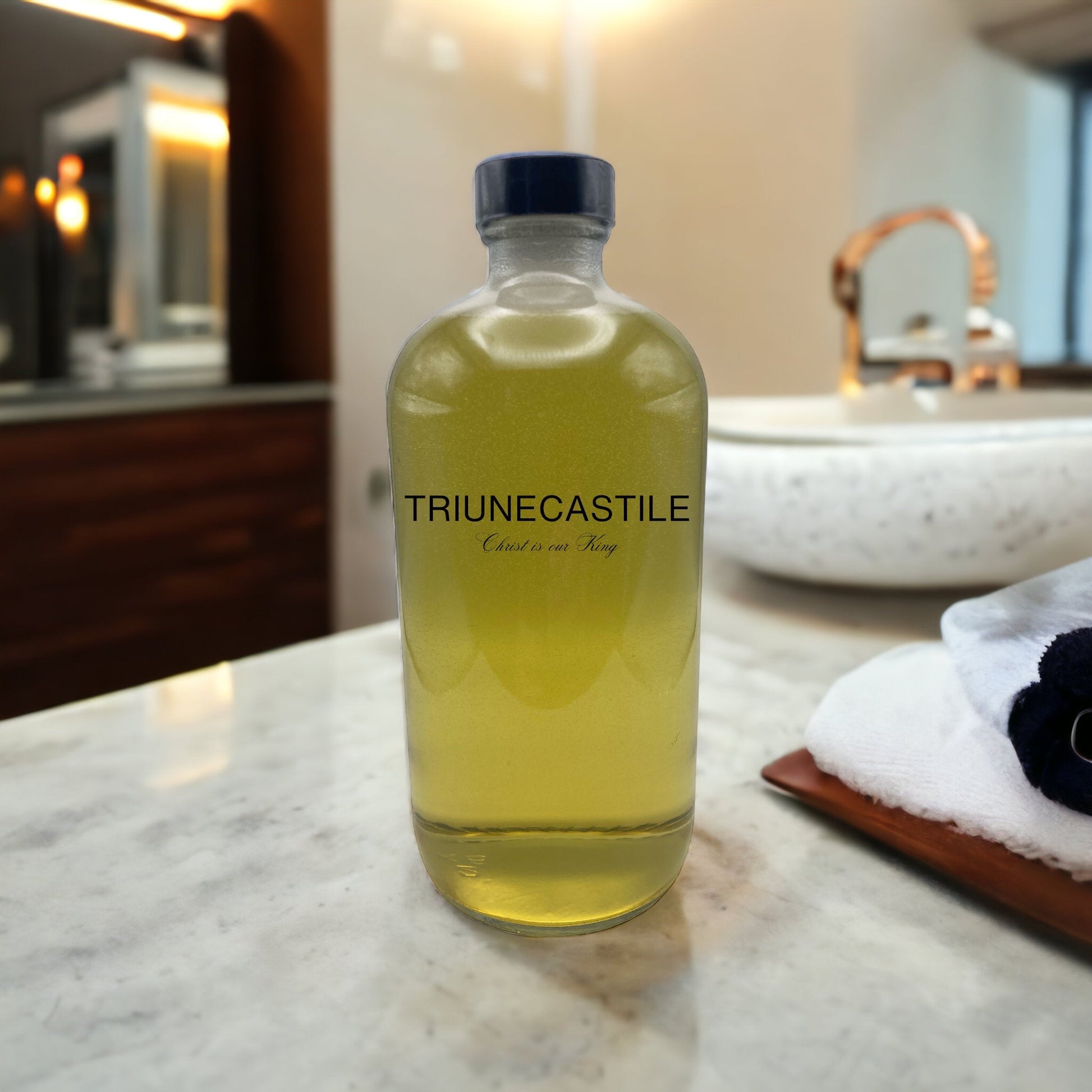 Unscented - Liquid Castile Soap - TriuneCastile.com - TriuneCastile